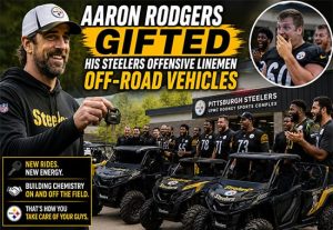 aaron-rodgers-gifted-his-steelers-offensive-linemen-off-road-vehicles